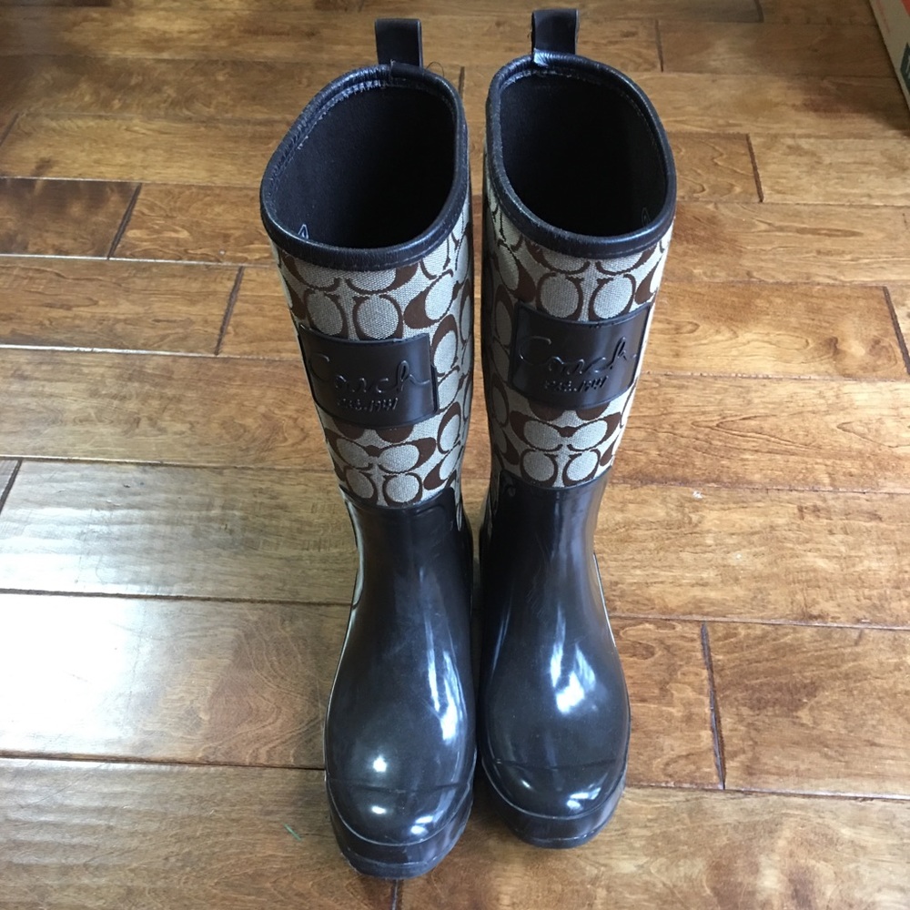 Coach rain boots - Picture 2 of 3